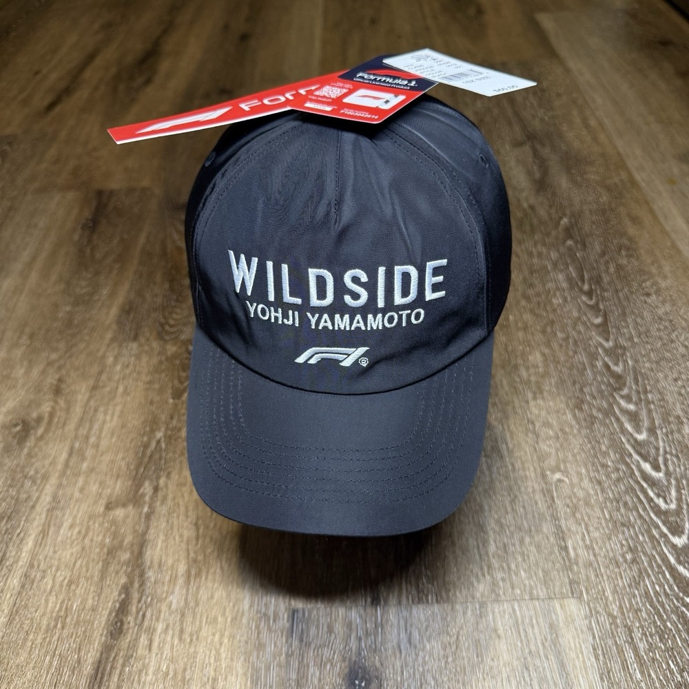 Yohji Yamamoto x Formula One F1 Snapback Hat‎ Black White Wildside Grand Prix